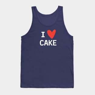 I Heart Cake Tank Top
